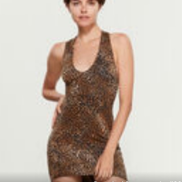 NWOT Riller & Fount Leopard Mini Tank Dress Sz S for Anthropologie - Picture 4 of 8